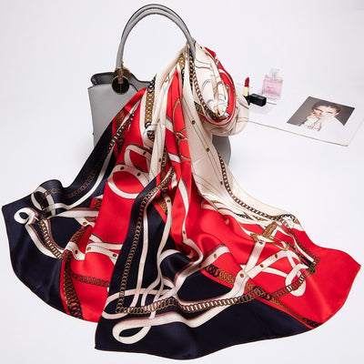 Pañuelo de Seda Versátil para Mamá - Diseño Elegante Multiusos - Image 39