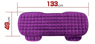 Cojín de Asiento para Auto Acolchado Cuadros Bordados Antideslizante - Image 15