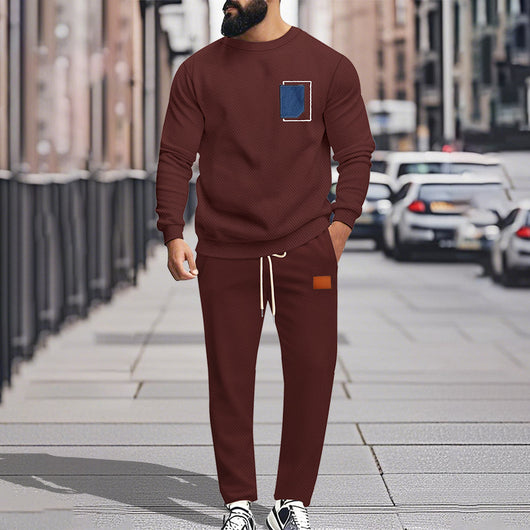 Suéter Deportivo Combinado Dos Piezas - Conjunto Casual Moderno - Image 8