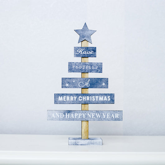 Adornos Navideños de Árbol con Letras Pintadas a Mano - Image 2