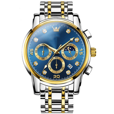 Reloj de Cuarzo Multifuncional para Hombre en Acero Inoxidable - Image 3