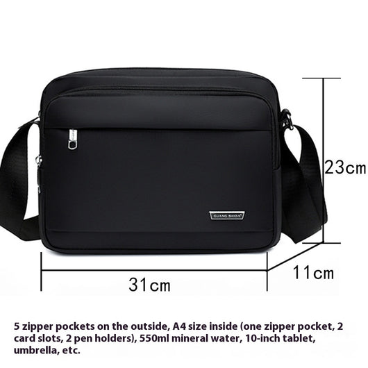 Bolsa Mensajera Oxford Ejecutiva Multicompartimento - Image 7
