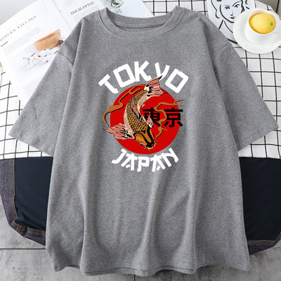 Camiseta Estampada Unisex de Algodón - Manga Corta Cuello Redondo Verano - Image 6