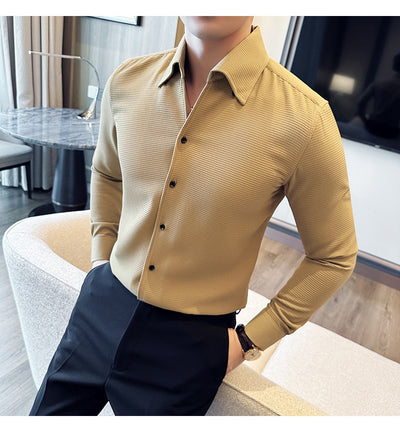 Camisa Térmica Textura Waffle Cuello V Manga Larga - Image 17
