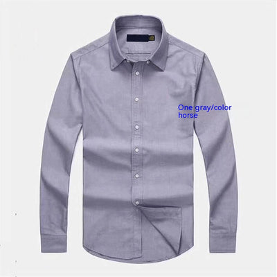 Camisa Manga Larga Hombre Business Casual Primavera Otoño - Image 13