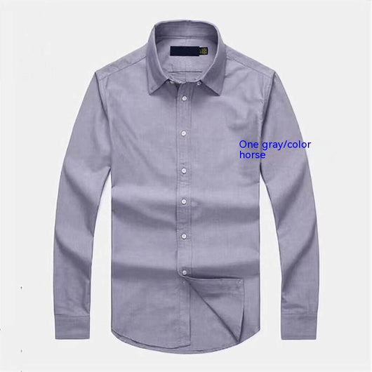 Camisa Manga Larga Hombre Business Casual Primavera Otoño - Image 13