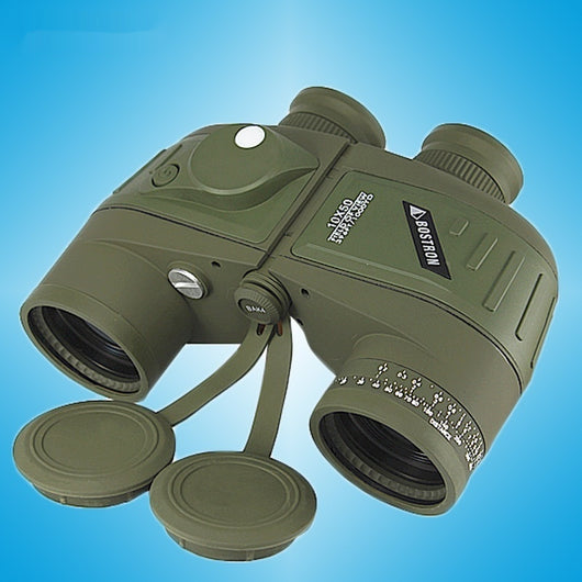 Binoculares Profesionales 10X50 con Brújula y Visión Nocturna