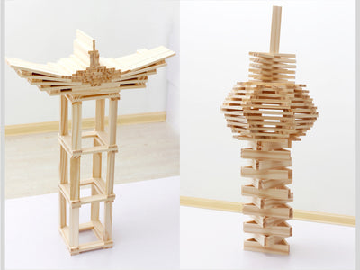Puzzle de Construcción con Bloques de Madera - Juego Educativo de Ensamblaje - Image 11