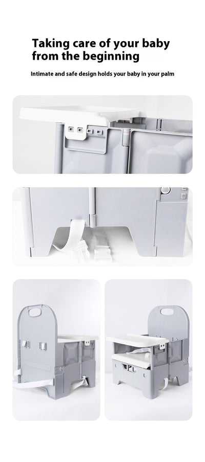 Silla de Comer Portátil Plegable para Niños - Grado Alimentario - Image 17