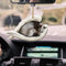 Pingente De Carro Cachorro Dormindo Anjo Decoração De Casa Acrílico Vitrine Enfeites Pendurados Para Portas J