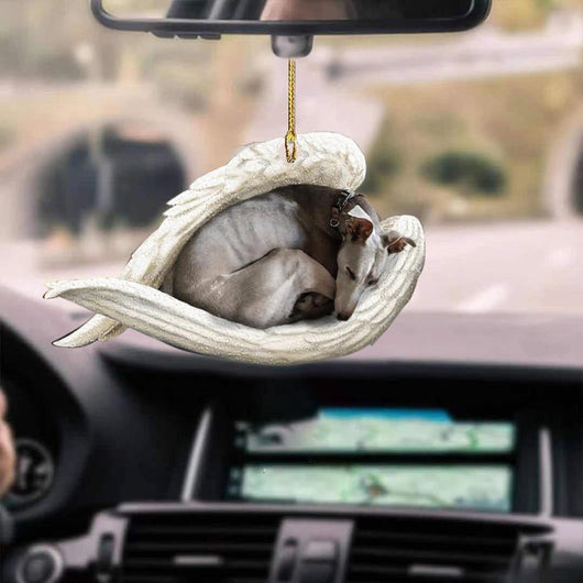 Colgante de Auto Ángel Perro Dormido - Adorno Decorativo de Acrílico para Puertas - Image 10