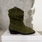 Army Verde Cow Suede