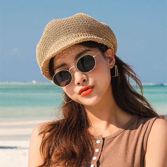 Gorra Octagonal Clásica de Colores Sólidos - Versátil para Todos