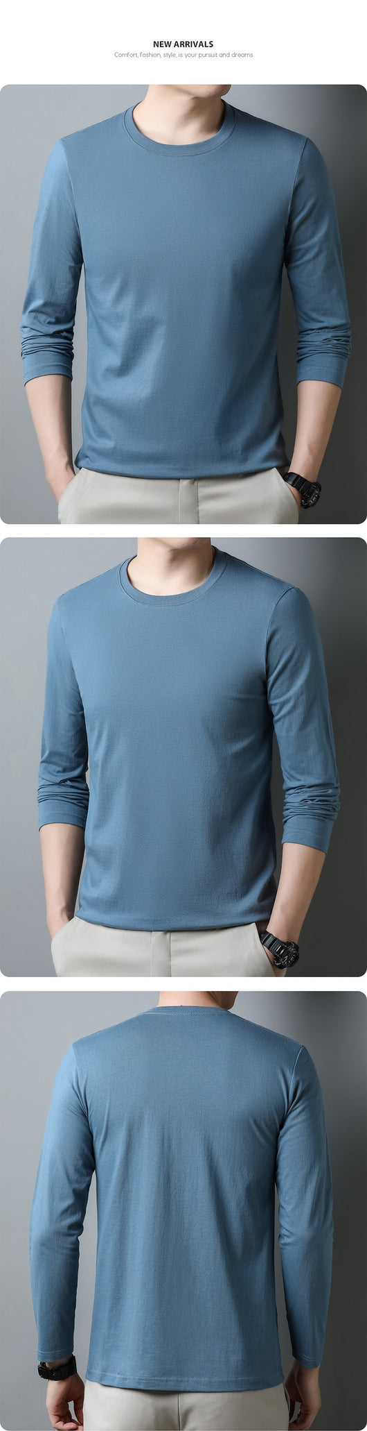 Sudadera Hoodie de Algodón Puro Manga Larga para Hombre - Image 21