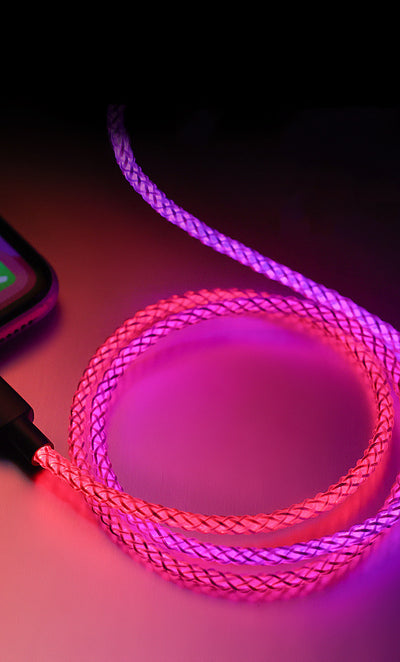 Cable de Carga Rápida RGB para Streaming con Transferencia de Datos - Image 4