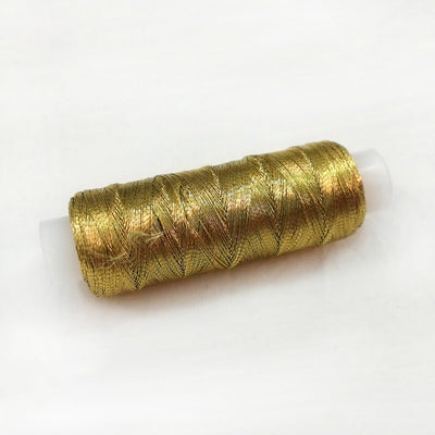 Máquina de Bordar Doméstica con Hilos Dorado y Plateado - Image 2
