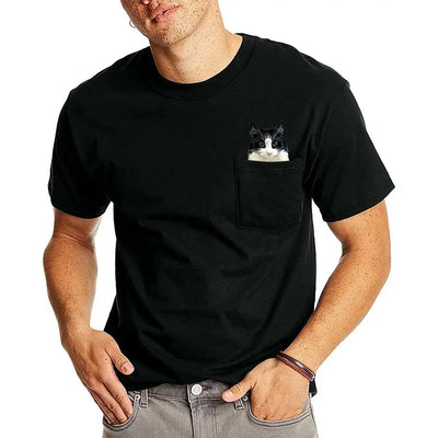Playera Gráfica para Mujer con Diseño de Gato Descarado - Image 5