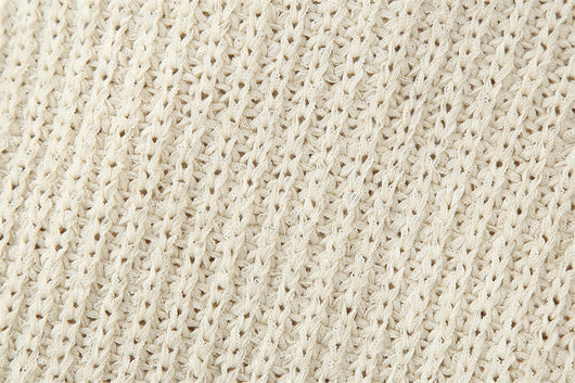 Abrigo Tejido con Moño Organza Transparente en Colores Sólidos - Image 20