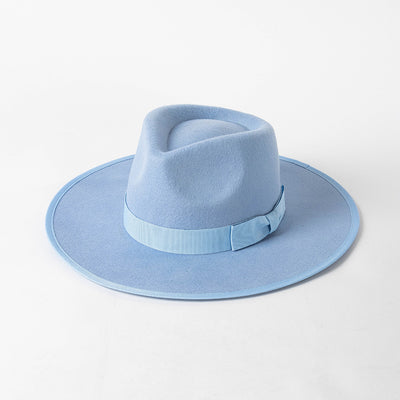 Sombrero de Lana Retro Jazz con Lazo y Corona Elegante - Image 9