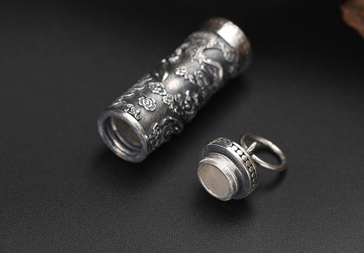 Dije Buda Plata 925 Patrón Dragón Tenglong - Colgante Espiritual Artesanal - Image 10