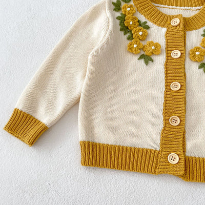 Abrigo Tejido en Crochet 3D para Niñas - Image 20