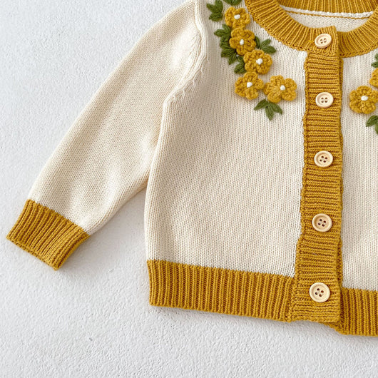 Abrigo Tejido en Crochet 3D para Niñas - Image 20