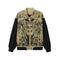 Chaqueta Retro Americana con Bordados y Parches Decorativos