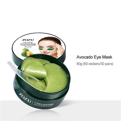 Máscara Cristal de Aguacate para Contorno de Ojos - Hidratación Intensiva y Corrección de Ojeras