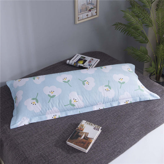 Funda de Almohada Doble en Algodón Twill Puro