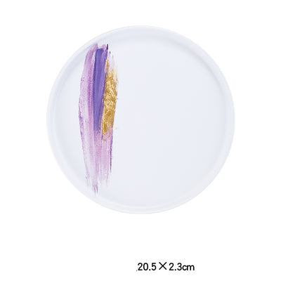 Plato Plano de Cerámica Nórdico Minimalista - Image 21
