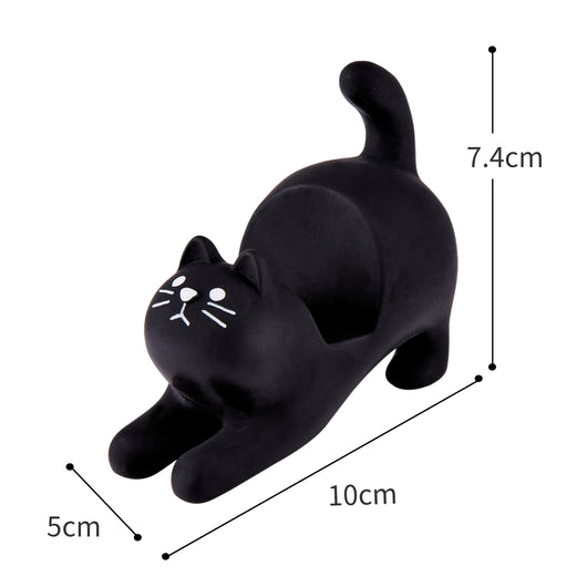 Soporte para Teléfono Gato Gourmet - Adorno de Resina para Auto y Escritorio - Image 9