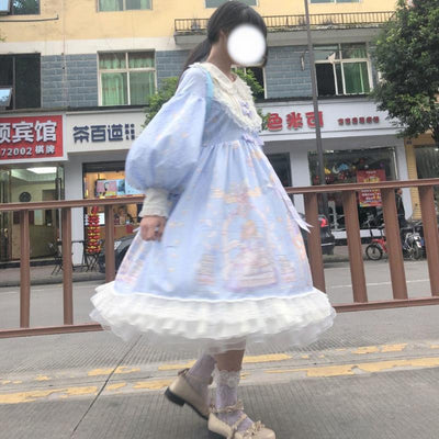 Blusa Lolita Manga Larga con Alas de Ángel para Estudiantes - Image 5
