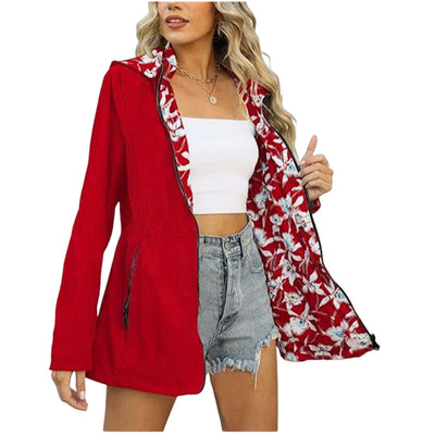 Cortavientos Reversible Estampado Mujer Estilo Japonés y Coreano - Image 5