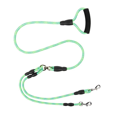 Cuerda Reflectante Tejida de Nylon con Doble Manija para Perros - Image 16