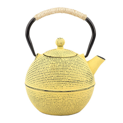 Tetera de Hierro Roja y Amarilla 680ml - Juego de Té Profesional para Restaurantes - Image 5