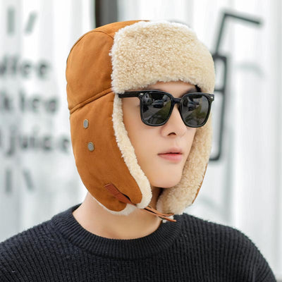 Gorro de Protección Térmica con Cobertura de Orejas - Algodón Grueso - Image 6