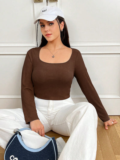 Blusa Elegante Ajustada de Manga Larga Efecto Reductor - Image 17