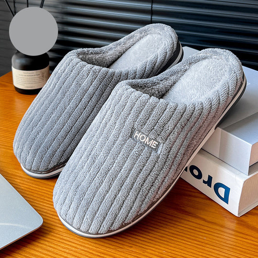 Pantuflas de Algodón Cálidas con Suela Antideslizante para Pareja - Image 22