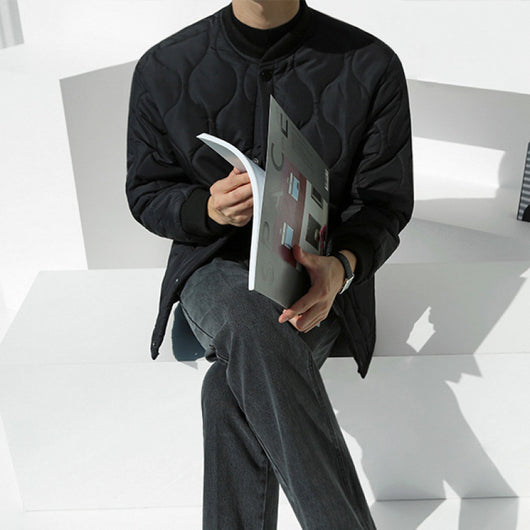 Chaqueta Bomber de Algodón para Hombre - Estilo Otoñal - Image 3