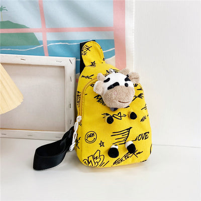 Bolsa Bandolera Infantil de Lona con Correa Ajustable - Image 4