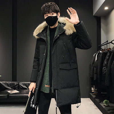 Chaqueta Parka de Invierno para Hombre con Capucha y Cuello de Pelo - Image 18