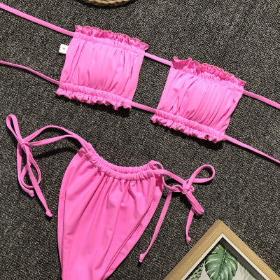 Bikini Plisado Elegante - Image 12