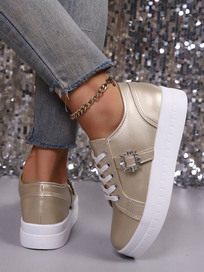 Zapatillas Deportivas de Cuero con Suela Flexible para Mujer - Image 11
