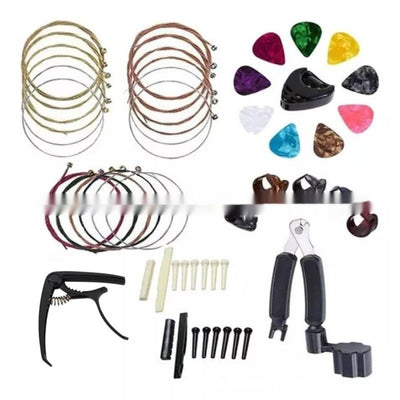 Kit Completo de Accesorios para Guitarra - Púas, Cuerdas y Estuche - Image 21