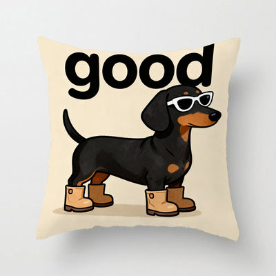 Funda de Almohada Perro Salchicha Cartoon Adorable - Image 12