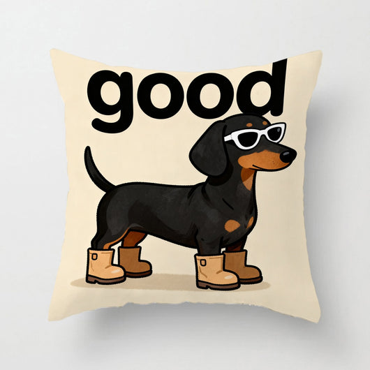 Funda de Almohada Perro Salchicha Cartoon Adorable - Image 12