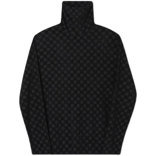 Polera Cuello Alto Jacquard a Cuadros para Hombre - Image 7