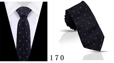 Corbata Casual Ejecutiva de Poliéster Jacquard para Hombre - Image 58