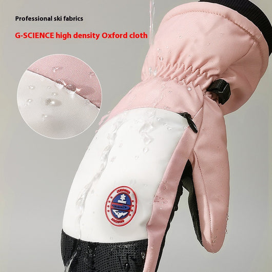 Guantes de Snowboard para Mujer Impermeables con Pantalla Táctil y Forro Térmico - Image 3