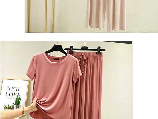 Conjunto de Casa Cómodo Estilo Coreano Talla Grande Mujer - Image 15